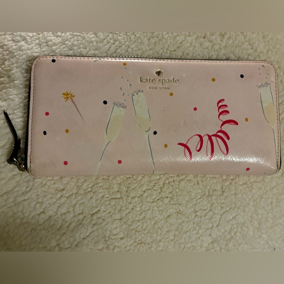 Kate Spade 2016 collection DASHING BEAUTY LINDSEY WALLET PINK - Picture 1 of 8